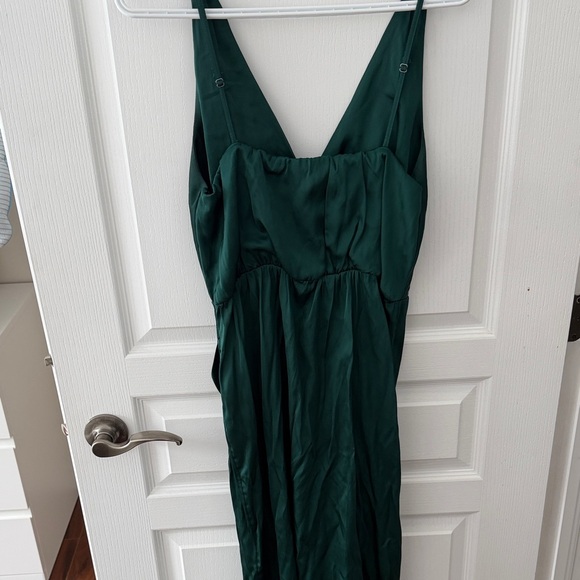 Elegant Abercrombie Green Sleeveless wedding guest Dress - Picture 6 of 7
